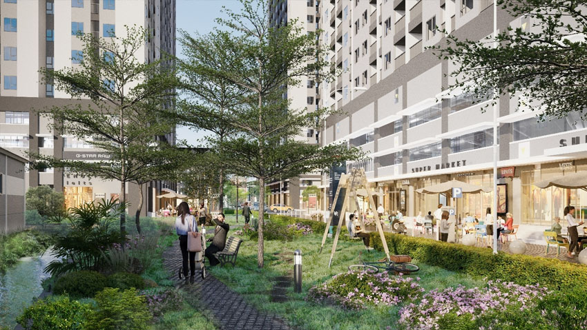 Tiện ích khu đô thị cầu rào 2